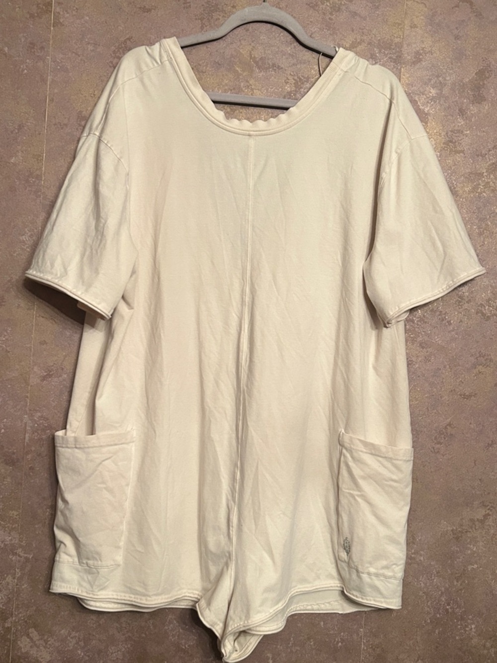 FREE PEOPLE HOT SHOT TEE ROMPER